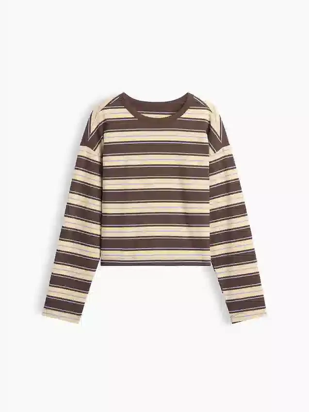 T-shirt court oversize en maille