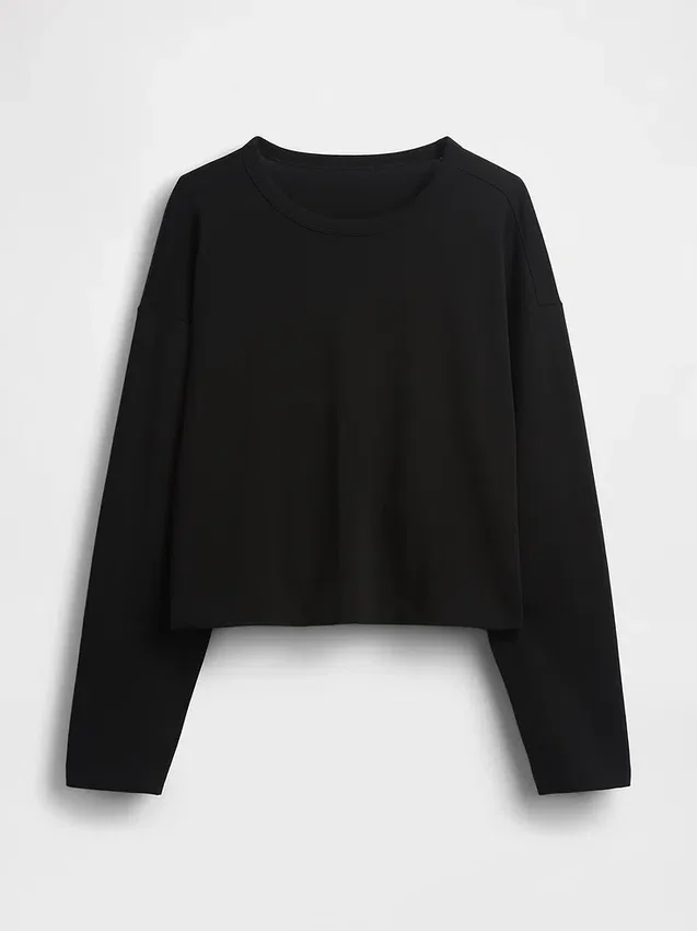 T-shirt court oversize en maille