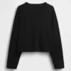T-shirt court oversize en maille