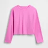 T-shirt court oversize en maille