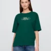 T-shirt court épais avec imprimé Ford