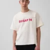 T-shirt court épais à logo Ouigap