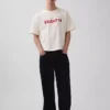 T-shirt court épais à logo Ouigap