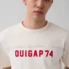 T-shirt court épais à logo Ouigap