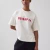 T-shirt court épais à logo Ouigap