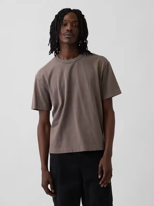 T-shirt court épais pour adulte