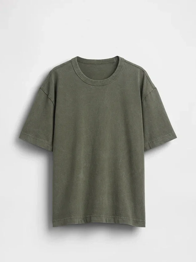 T-shirt court épais pour adulte
