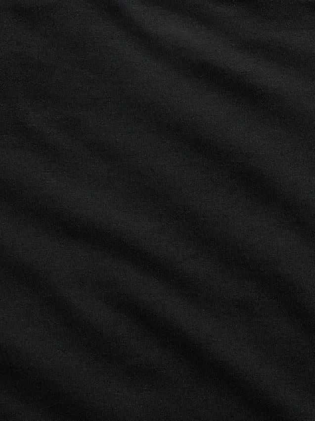 T-shirt court à épaules dénudées en jersey à mailles serrées