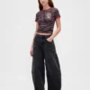 T-shirt court « Stranger Things » en coton bio Vintagesoft