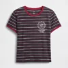 T-shirt court « Stranger Things » en coton bio Vintagesoft