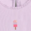 T-shirt à côtes brodé « Glace » pour Bébé & Enfant