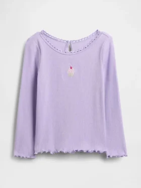 T-shirt à côtes brodé pour Bébé & Enfant