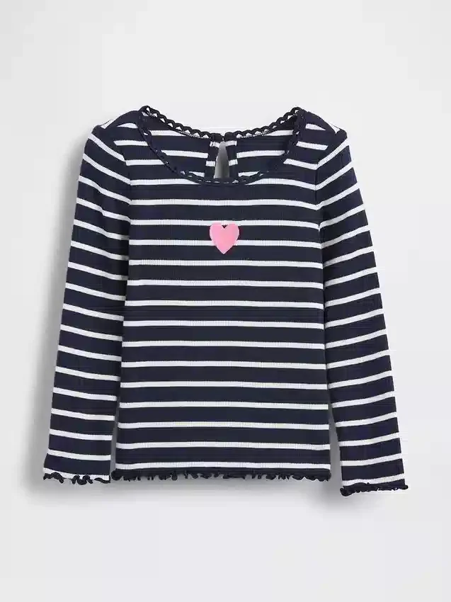 T-shirt à côtes brodé pour Bébé & Enfant