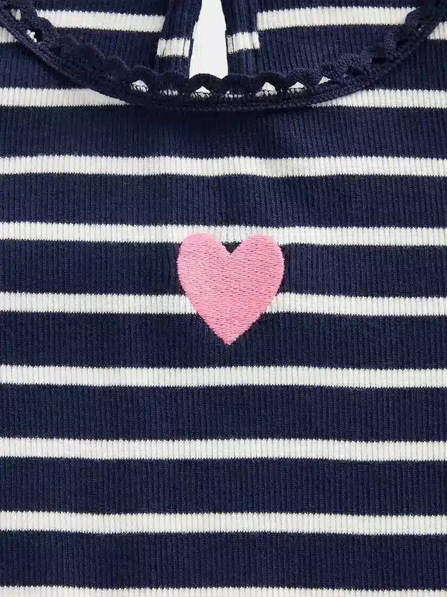 T-shirt à côtes brodé pour Bébé & Enfant