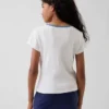 T-shirt à côtes brodé pour enfant