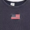 T-shirt à côtes brodé pour enfant