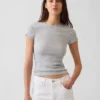 T-shirt à côtes moderne
