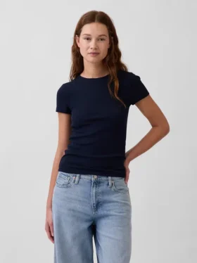 T-shirt à côtes moderne