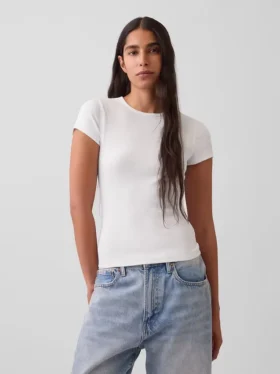 T-shirt à côtes moderne