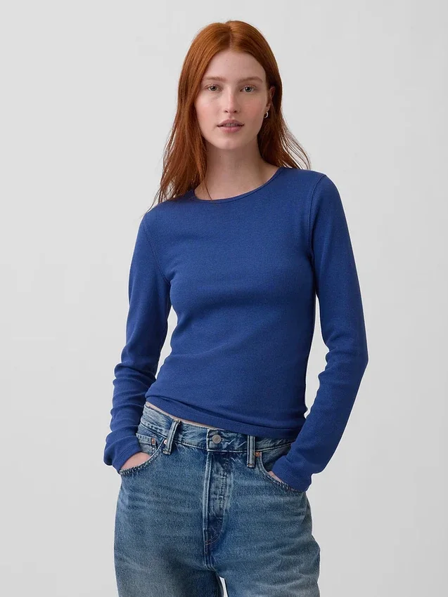 T-shirt à côtes moderne