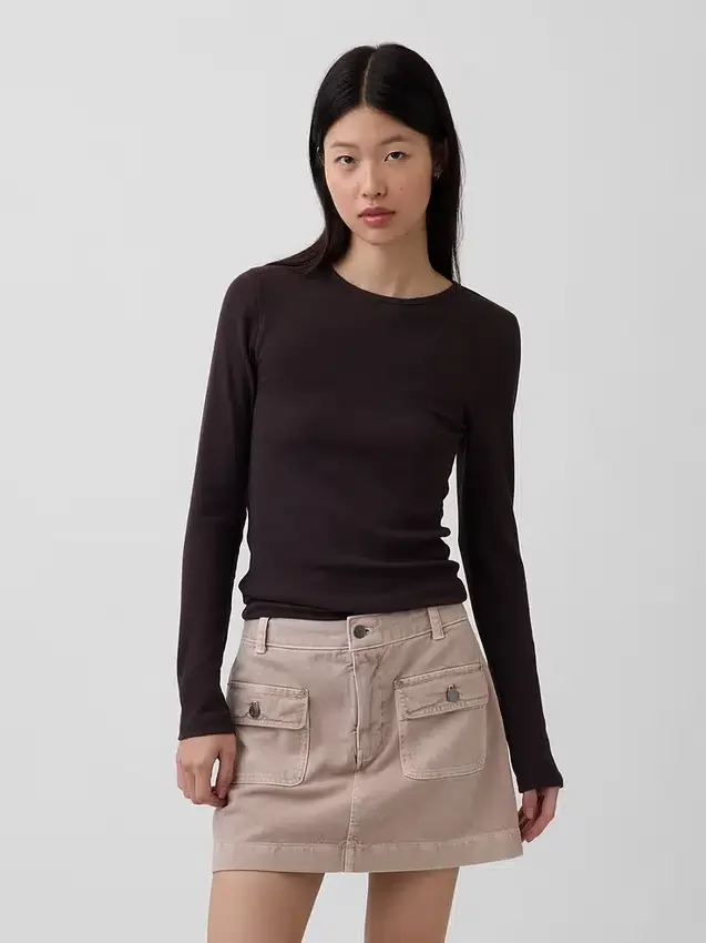 T-shirt à côtes moderne