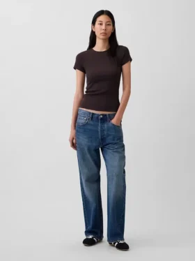 T-shirt à côtes moderne