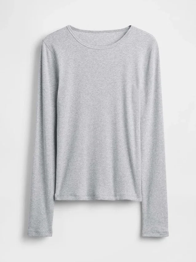 T-shirt à côtes moderne