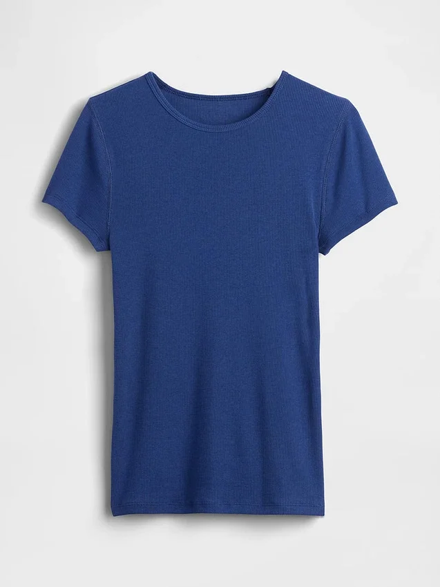 T-shirt à côtes moderne