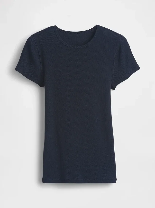 T-shirt à côtes moderne