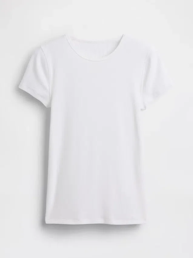 T-shirt à côtes moderne