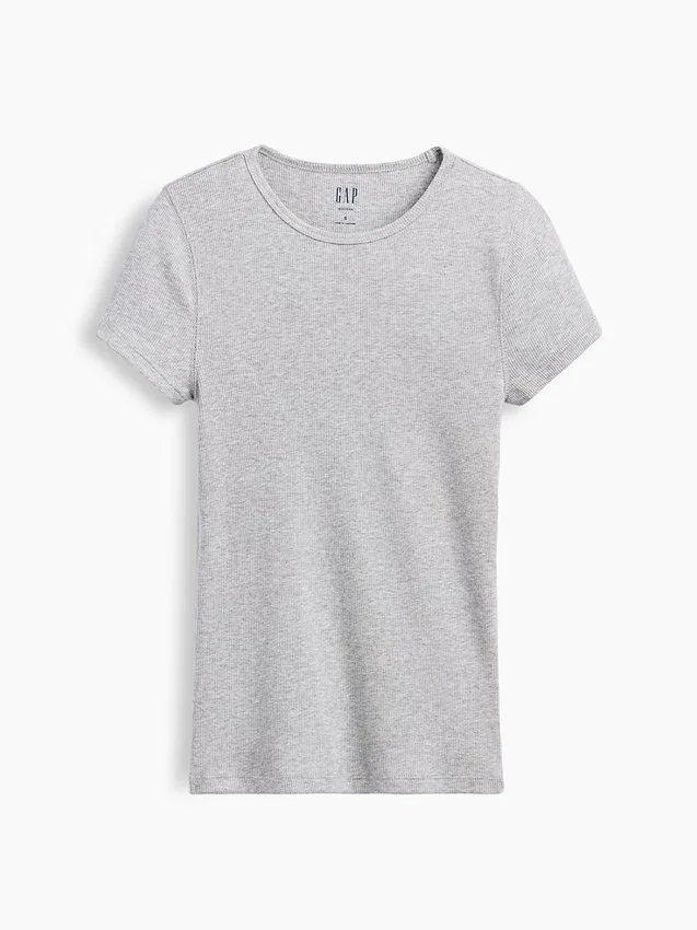 T-shirt à côtes moderne