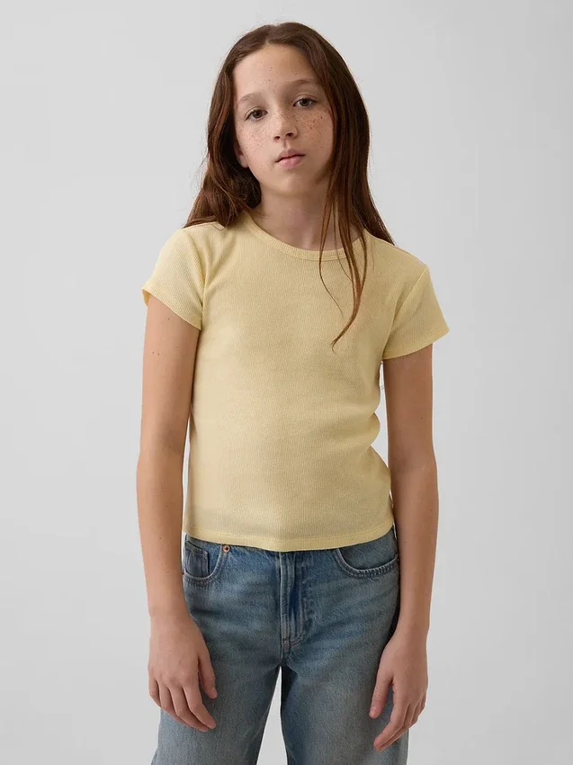 T-shirt à côtes pour enfants