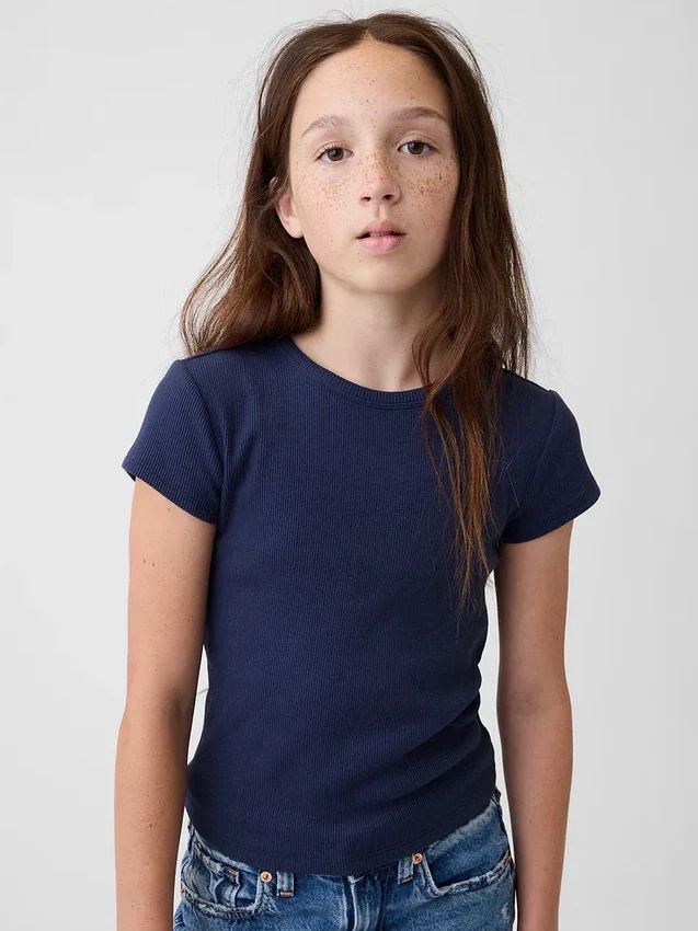 T-shirt à côtes pour enfants