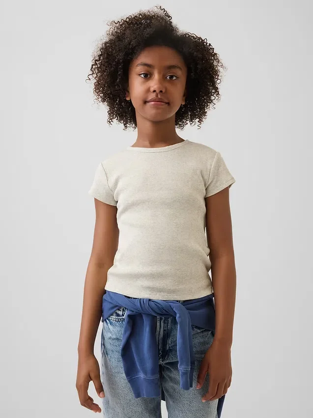 T-shirt à côtes pour enfants