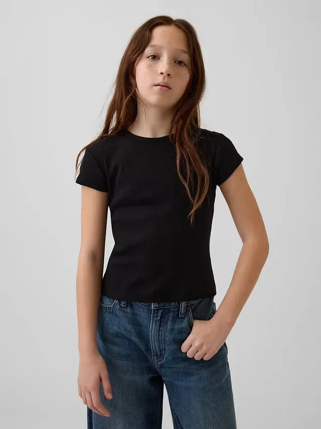 T-shirt à côtes pour enfants