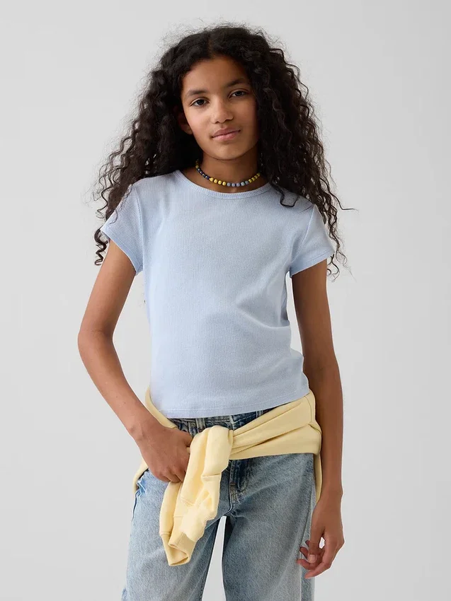 T-shirt à côtes pour enfants