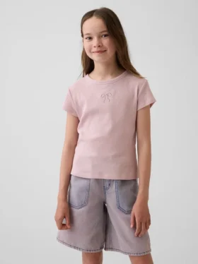 T-shirt à côtes pour enfants