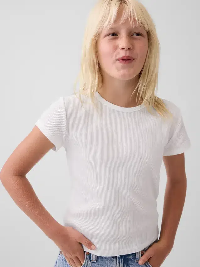 T-shirt à côtes pour enfants