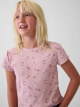 T-shirt à côtes pour enfants