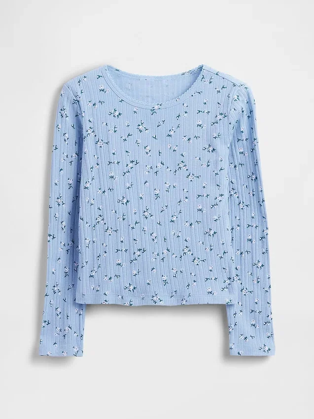 T-shirt à côtes pour enfants