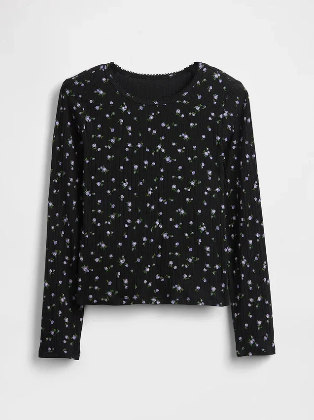 T-shirt à côtes pour enfants