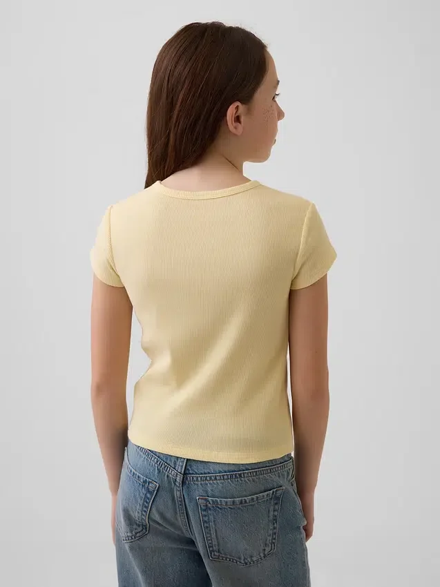 T-shirt à côtes pour enfants