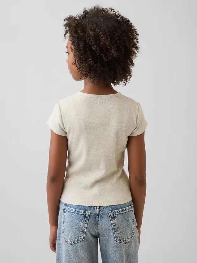 T-shirt à côtes pour enfants