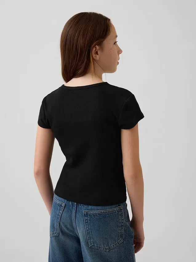 T-shirt à côtes pour enfants