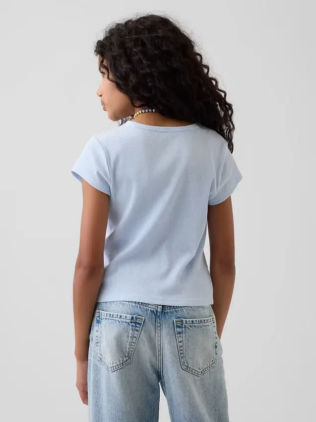 T-shirt à côtes pour enfants