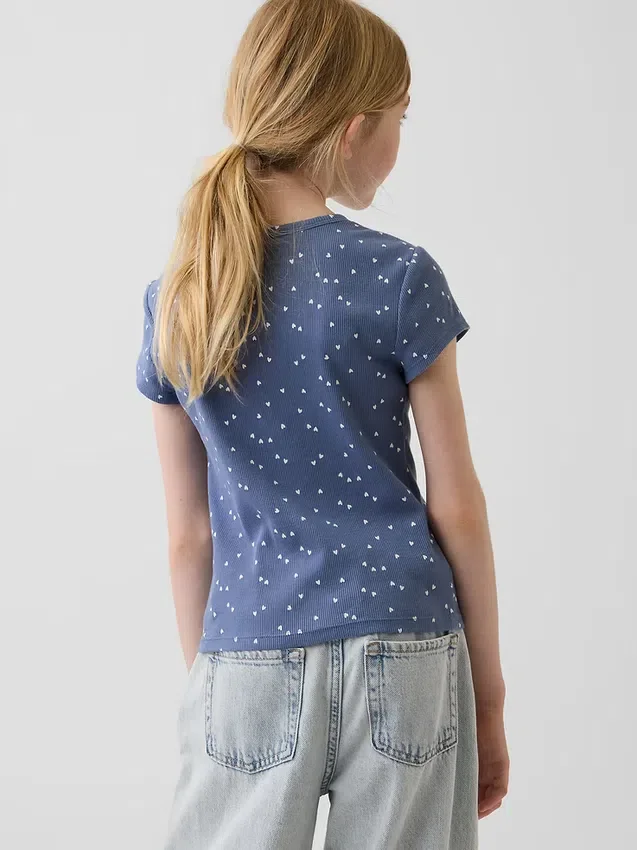 T-shirt à côtes pour enfants