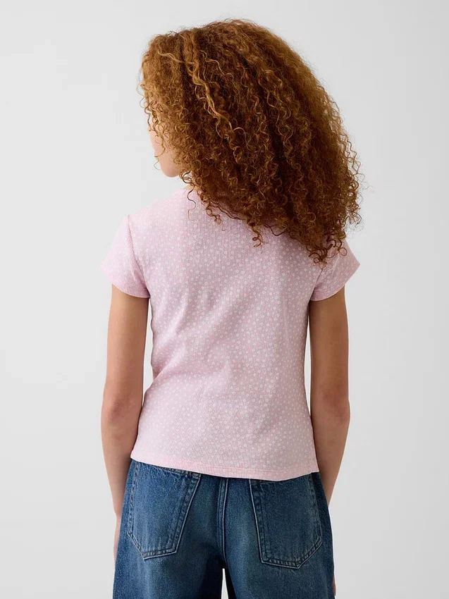T-shirt à côtes pour enfants
