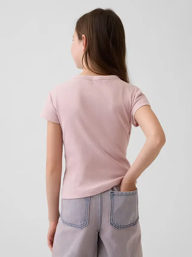 T-shirt à côtes pour enfants