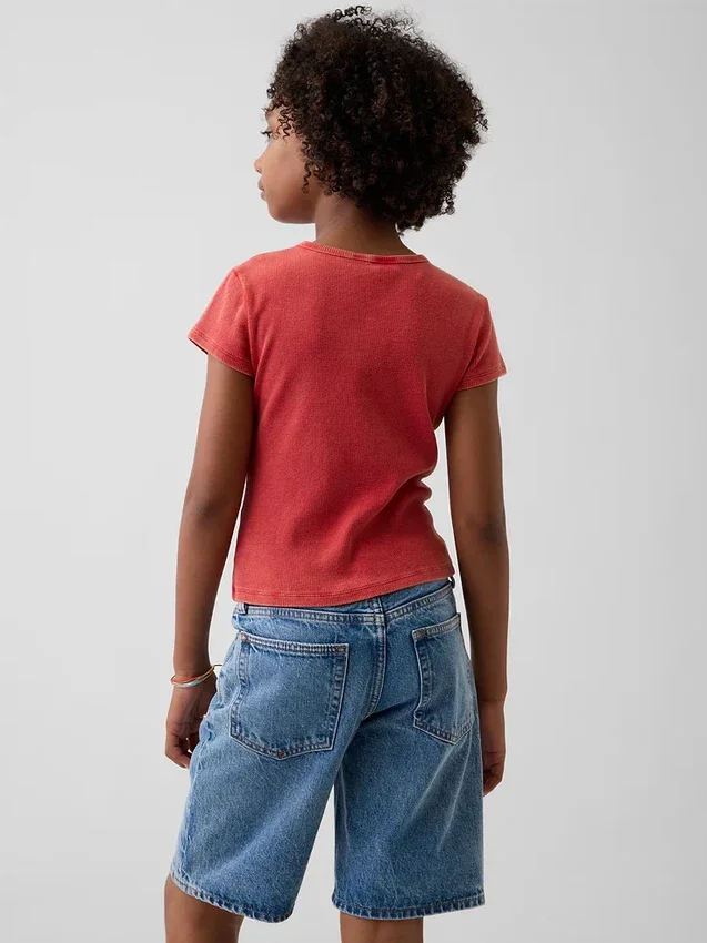 T-shirt à côtes pour enfants