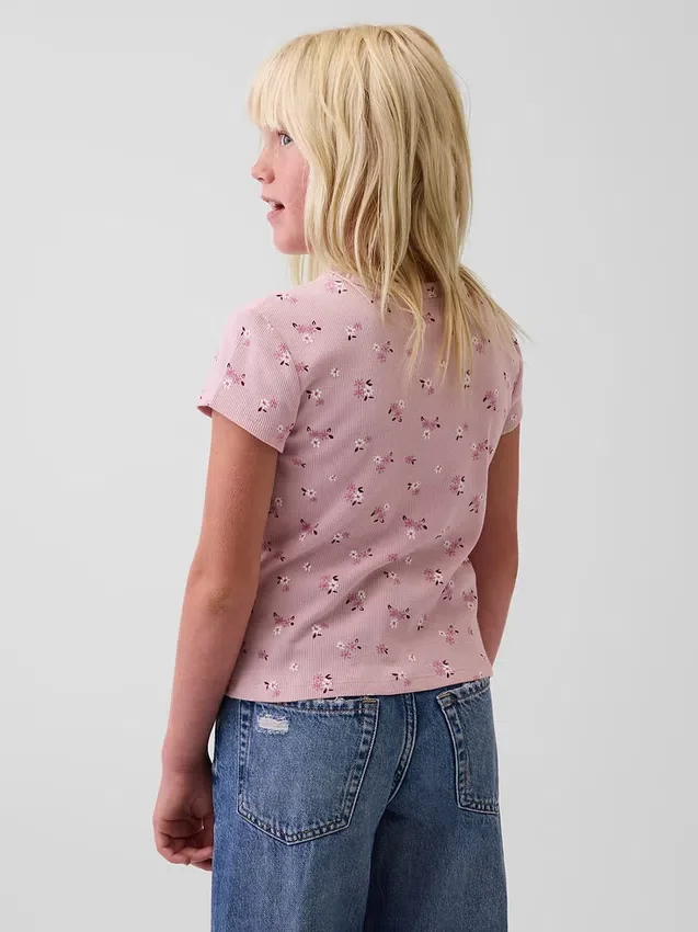 T-shirt à côtes pour enfants